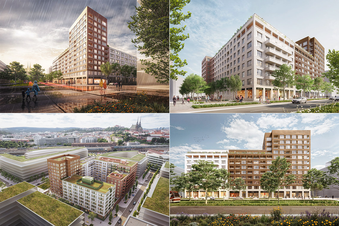 Bulvár Trnitá - vizualizace