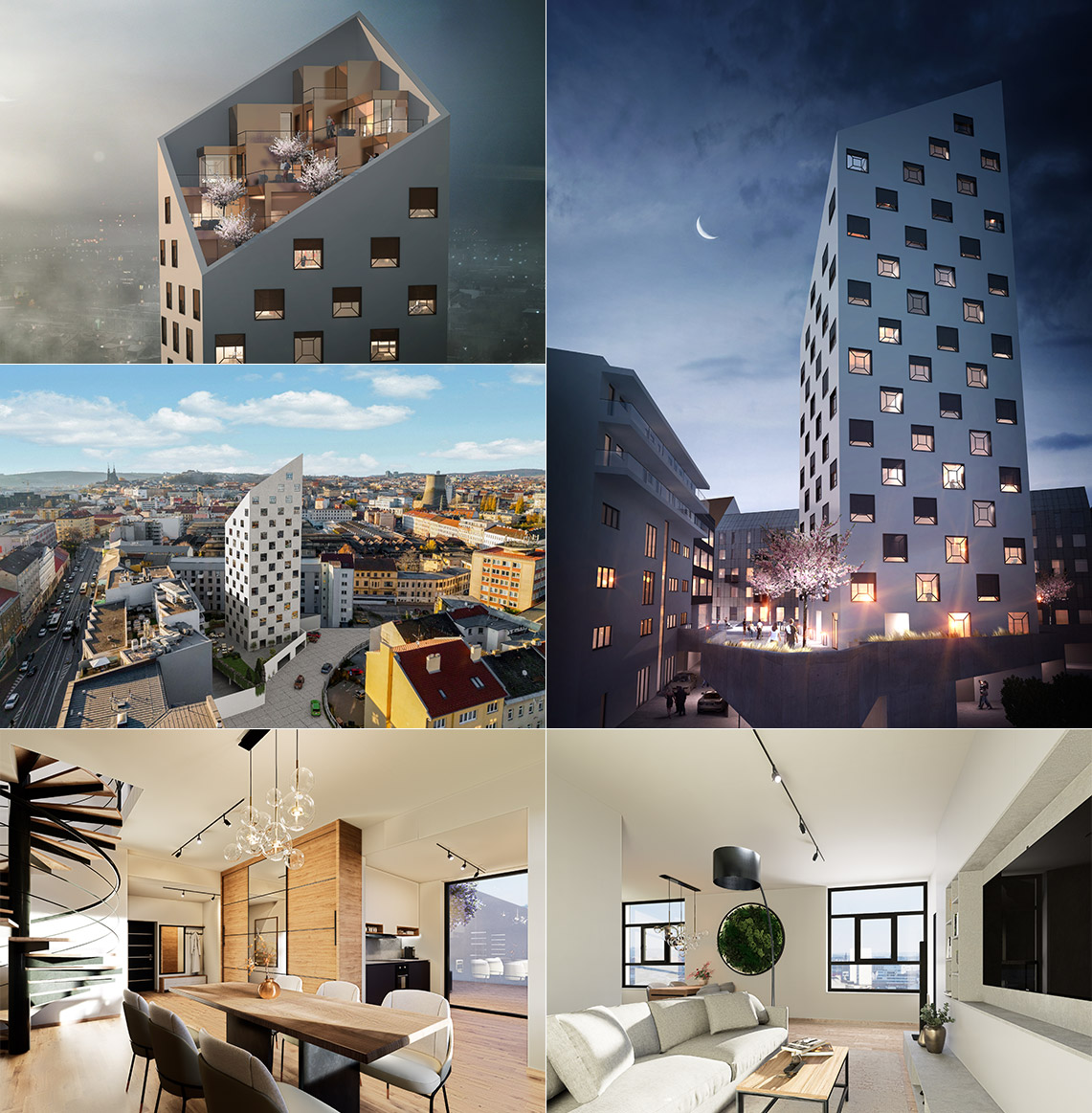 Byty Nová Křenová - vizualizace