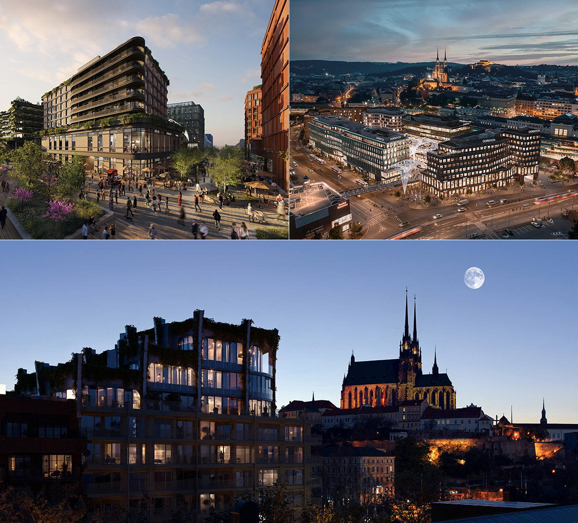 Nová Amerika Brno - vizualizace