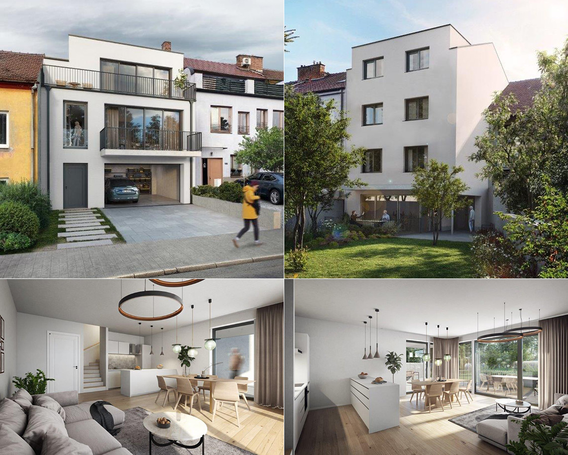 Rezidence Česká - vizualizace