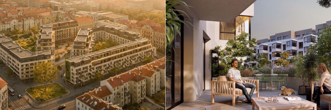 Rezidence Veveří  - vizualizace