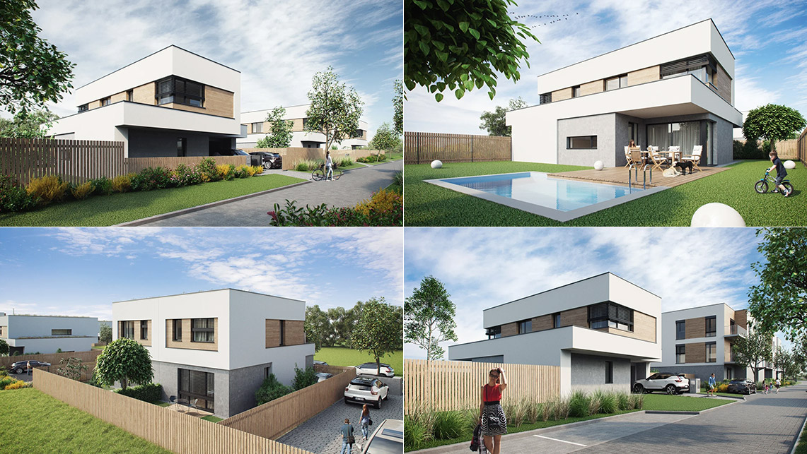 Špica bydlení - vizualizace